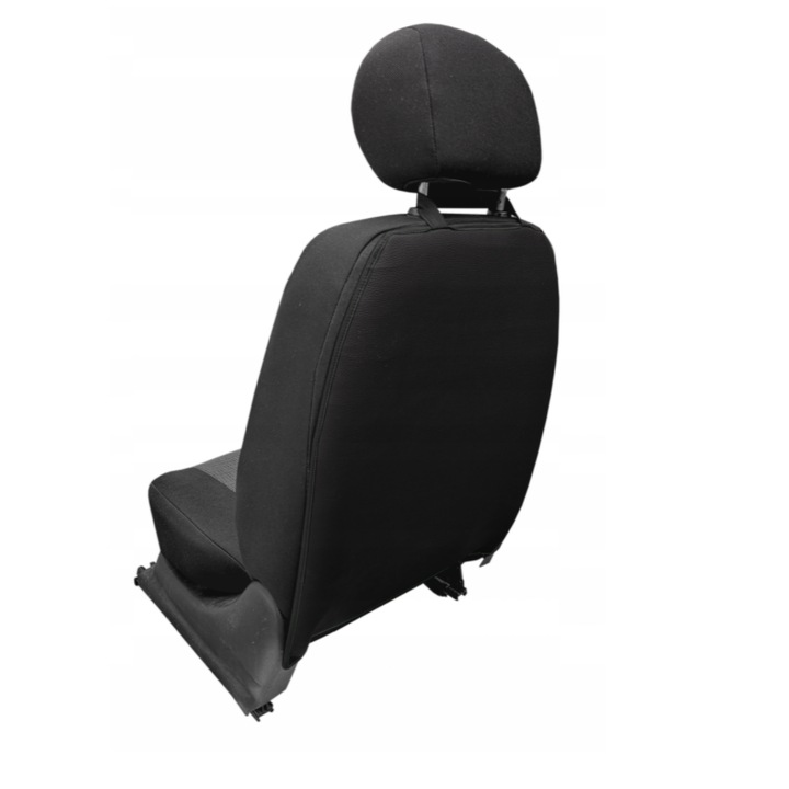 Protectie auto pentru spatarul scaunului din fata, din piele ecologica, neagra, lavabila, impermeabila, Metru Patrat, 65 cm x 48 cm