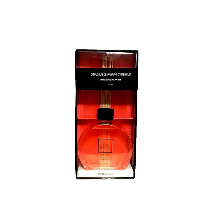 Ambient parfüm, Le Comptoir de la Bougie, Fruits Rouges, rattan rudakkal, 200 ml