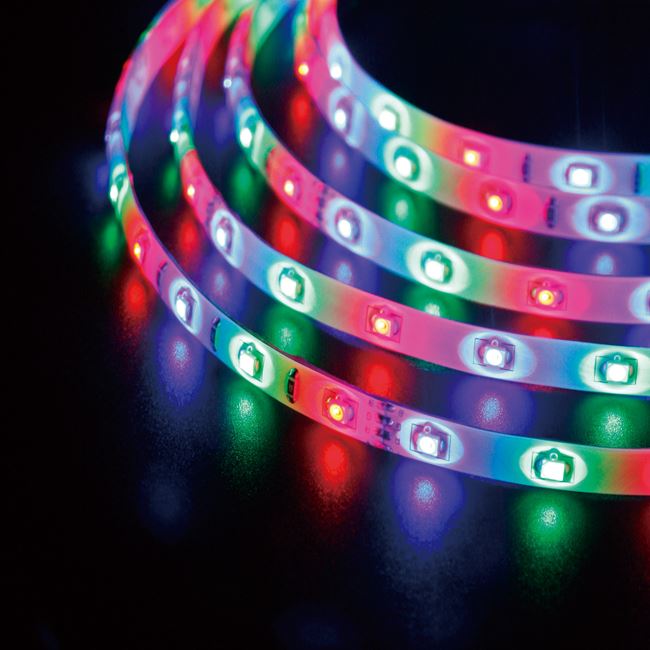Banda led, multicolor, cu telecomanda, 60 leduri, 3M - eMAG.ro