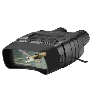 Binoclu digital night vision pentru vanatoare, inregistrare video, zoom reglabil, iluminator infrarosu, binocular profesional cu ecran de 2.31 Inch, vedere nocturna pe o distanta de 300m