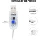 Perdea lumini, 300 LED-uri, 8 Programe, Alimentare USB, Impermeabila, 3x3m, Alb cald