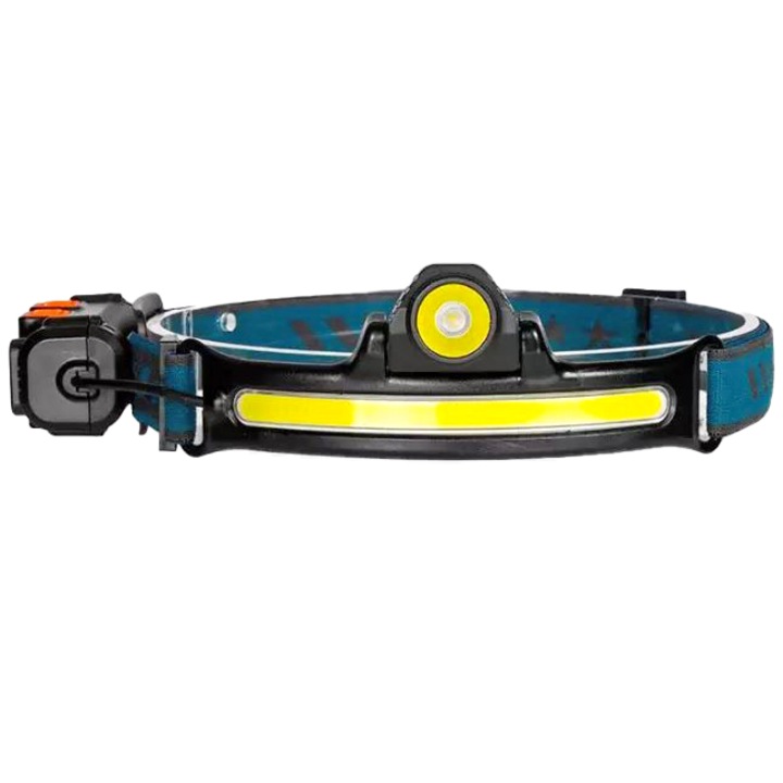 Pyramid fejlámpa, 800 Lumen, mozgásérzékelő, állítható, állítható lámpa, újratölthető, L96