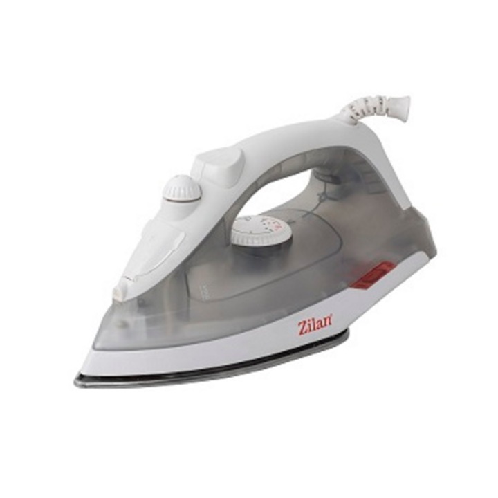 Vas rozsdamentes acél talp Floria Color fehér / szürke ZLN-8429, teljesítmény 1600W, 180ml