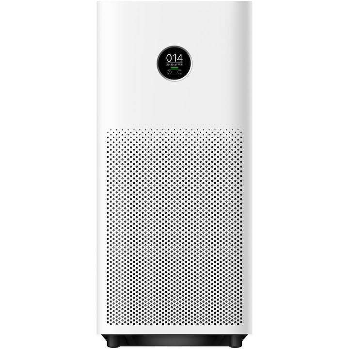 Пречиствател за въздух Xiaomi Smart Air Purifier 4 EU, PCARD 400 м3/ч, MI Home, OLED дисплей, Нощен режим, BHR5096GL, Бял