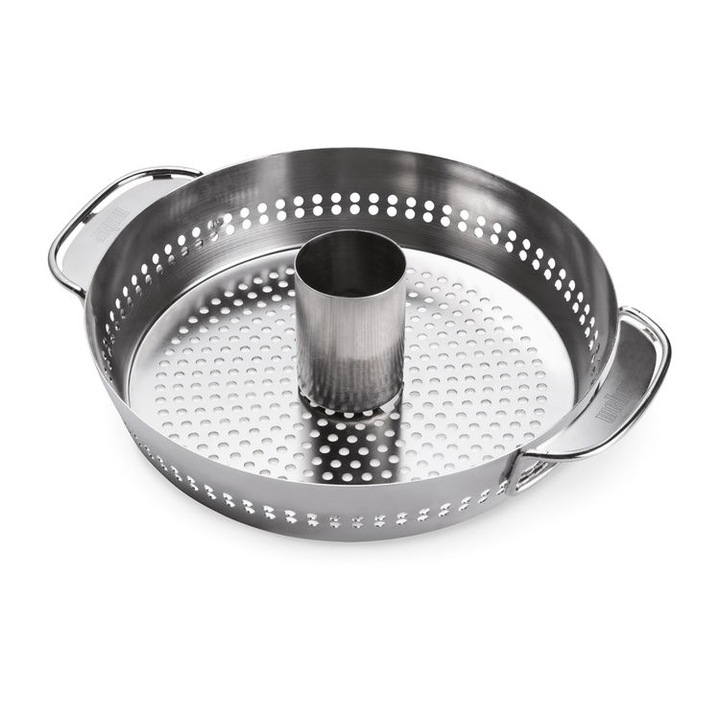 Vas pentru prajit carne de pasare Weber GBS - Gourmet BBQ System diametru 33 cm