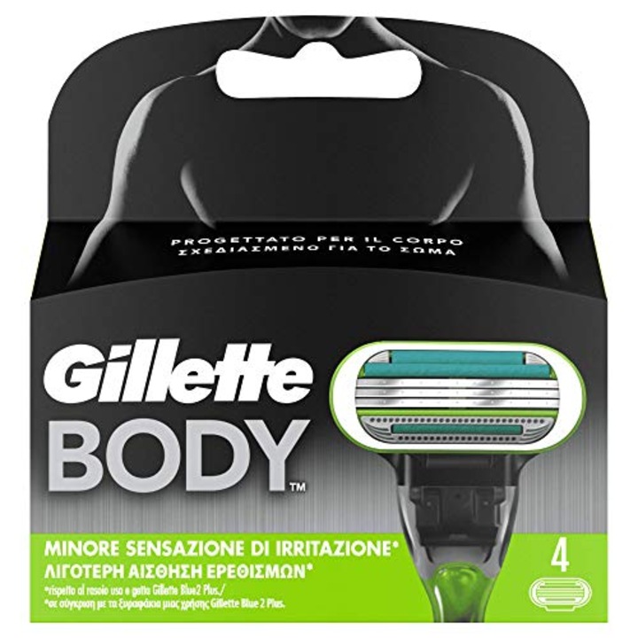 Lame de corp pentru barbati Gillette Body - set 4 rezerve