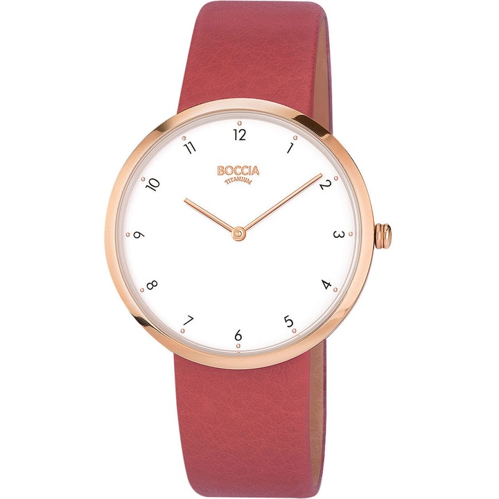 Ceas de dama Boccia 3309-05, Quartz, 36mm, 3ATM