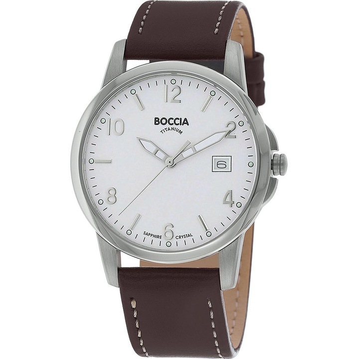 Ceas de dama Boccia 3625-01, Quartz, 36mm, 5ATM