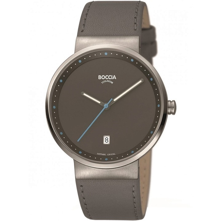 Мъжки часовник Boccia 3615-03, Кварцов, 38мм, 5ATM