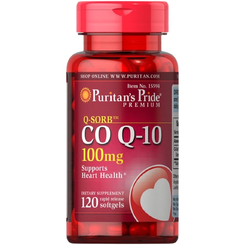 Coenzima Q10 100 Mg Puritans Pride 120 Capsule Emagro