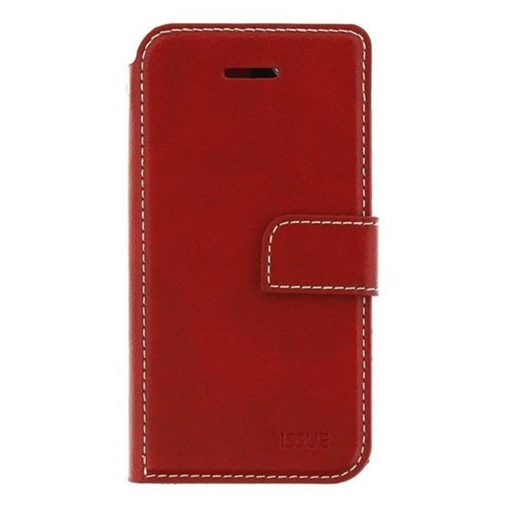 Molan Cano Flip Case за Samsung A72 - Червен