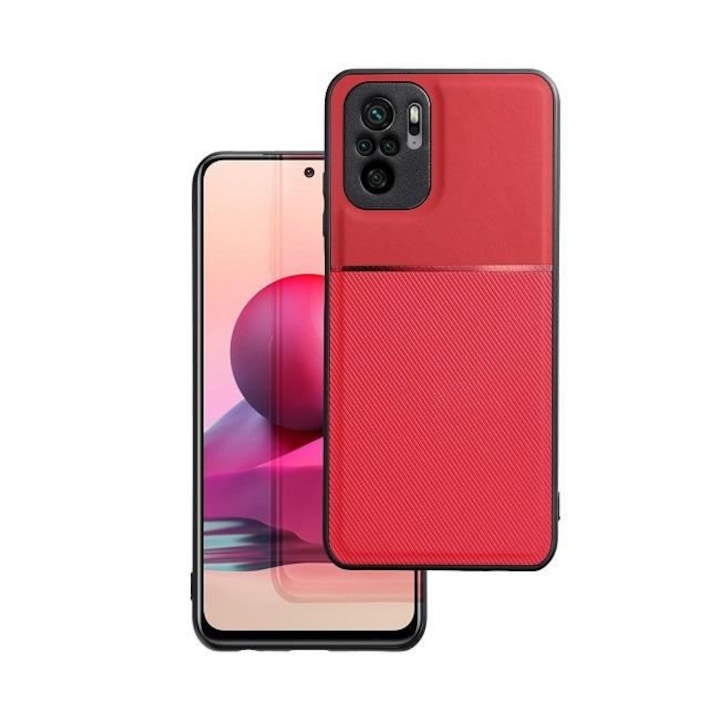 Кейс Съвместим с Xiaomi Redmi Note 10/Note 10S - Forcell Noble Red