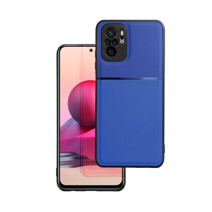 Forcell Noble szilikon + műanyag hátlapvédő telefontok - Xiaomi Redmi Note 10 Pro / Redmi Note 10 Pro Max, Kék