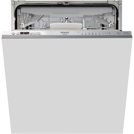 Masina de spalat vase incorporabila Hotpoint HI 5030 WEF, 14 seturi, 7 programe, Clasa D, Zone Wash 3D, Motor Inverter, Sistem ActiveDry, 60 cm