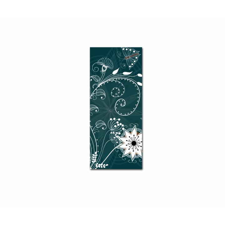 Vászonfestmény, 1 db, fehér virágok 267, UV nyomat PREMIUM COTTON vászonra (400 g/m2) és fa keretre feszítve (Profil 2X3,6cm), 30x70 cm
