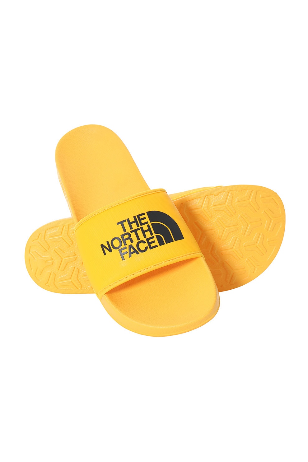 The North Face, Papuci cu imprimeu logo Base Camp, Galben pai, 8