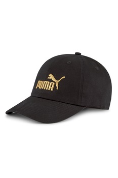 Puma - Памучна шапка Essentials с лого, Златист, Бледочерен