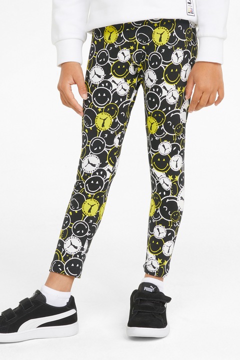 Puma, Colanti cu diverse modele, Alb/Negru/Galben