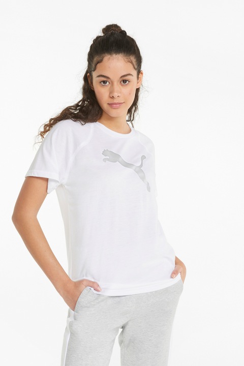 Puma, Tricou cu maneci raglan Evostripe Dry-Cell, Alb
