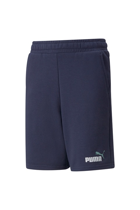 Puma, Pantaloni scurti cu buzunare laterale ESS+, Alb/Verde persan/Bleumarin