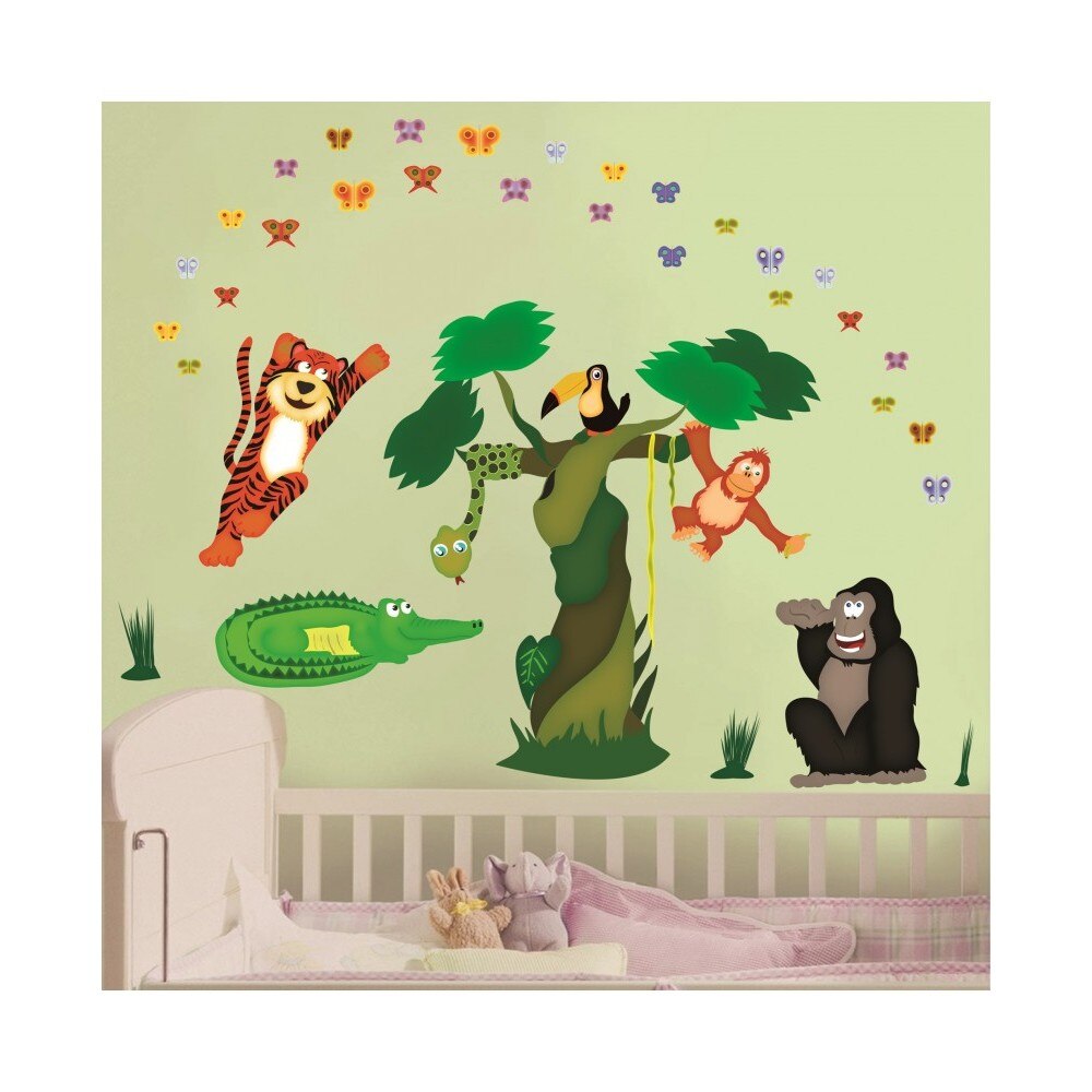 Sticker decorare camere copii - In jungla