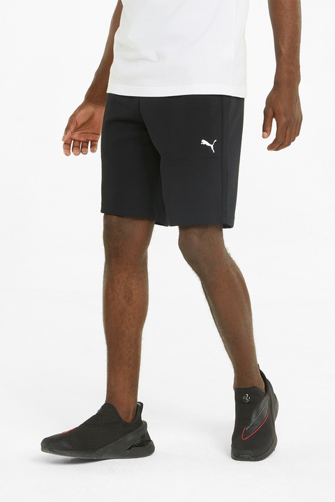 Puma, Pantaloni scurti cu banda elastica in talie Ferrari Race, Negru, S