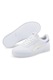 Puma, Pantofi sport din piele ecologica Carina Holo, Alb, 38.5 EU
