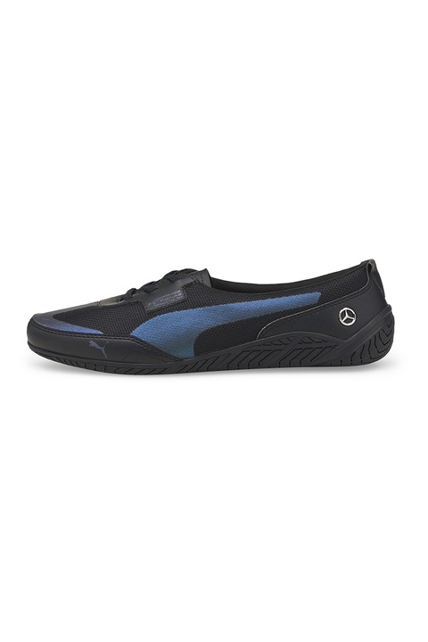 Puma, Pantofi sport slip-on cu garnituri de piele Balle, Negru/Albastru