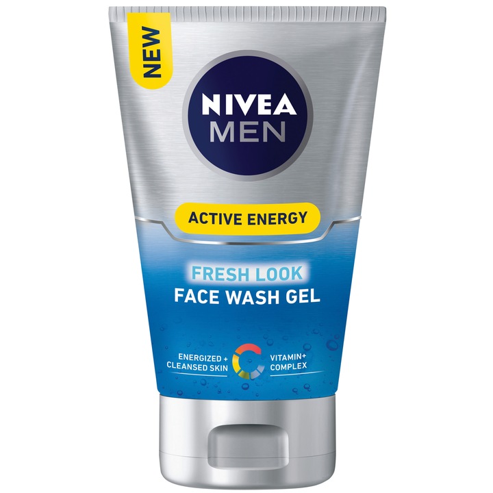 Gel pentru curatare revitalizant Nivea Men Skin Energy Q10, 100ml