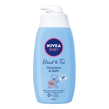 Sampon si spumant de baie Nivea Baby, 500ml Sampon si spumant de baie Nivea Baby, 500ml