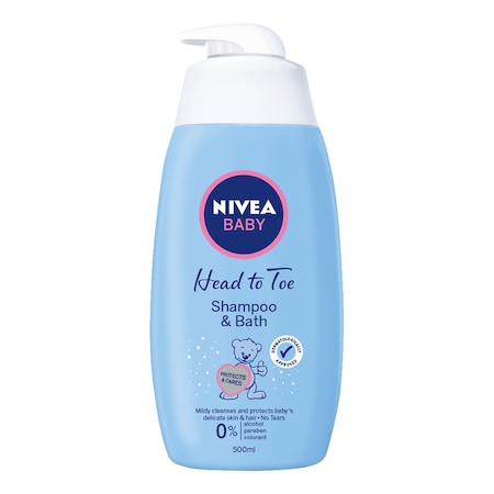 Sampon si spumant de baie Nivea Baby, 500ml