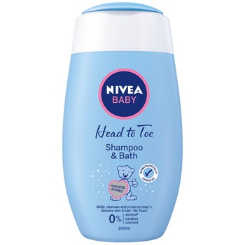 Sampon si spumant de baie Nivea Baby, 200ml Sampon si spumant de baie Nivea Baby, 200ml