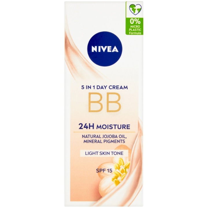 Crema BB Nivea 5-in-1 Beautifying Moisturizer Light SPF 10, 50 ml