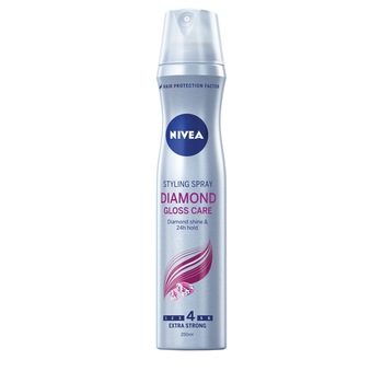 Fixativ Nivea Diamond Gloss pentru fixare puternica, 250 ml Fixativ Nivea Diamond Gloss pentru fixare puternica, 250 ml
