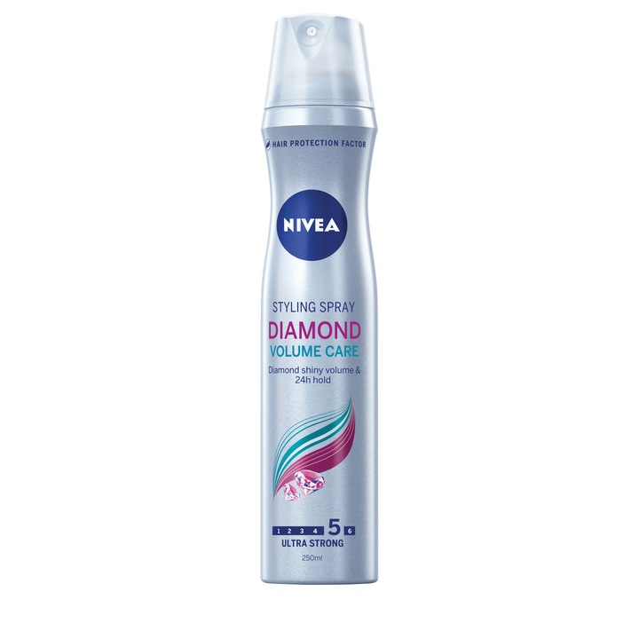 Fixativ spray Nivea Styling Diamond Volume, 250 ml
