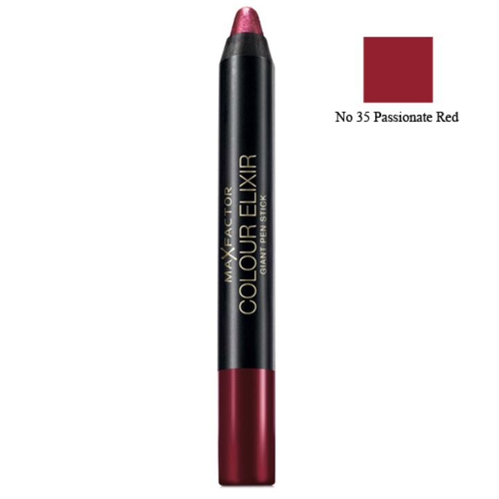 Creion de buze Max Factor Colour Elixir Giant Pen Stick No 35 Passionate Red