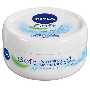 Crema de corp Nivea Soft, 50 ml Crema de corp Nivea Soft, 50 ml