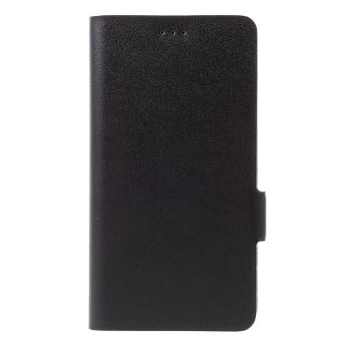 Husa Microsoft Lumia 950 , Tip Portofel, Piele Naturala , Neagra, Deschidere Laterala