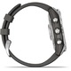 Смарт часовник Garmin Fenix 7, 47 mm, Silicone strap, Silver/Graphite