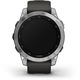 Смарт часовник Garmin Fenix 7, 47 mm, Silicone strap, Silver/Graphite