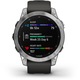 Смарт часовник Garmin Fenix 7, 47 mm, Silicone strap, Silver/Graphite