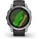 Смарт часовник Garmin Fenix 7, 47 mm, Silicone strap, Silver/Graphite