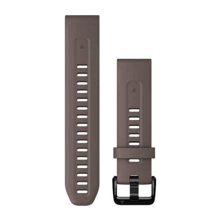 Garmin okosóra szíj, QuickFit, 20 mm, szilikon, palaszürke