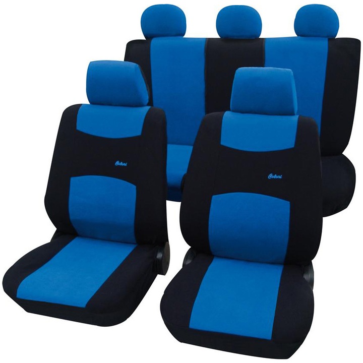 Petex Colors Univerzális autós üléshuzat készlet, 11 db, Kék