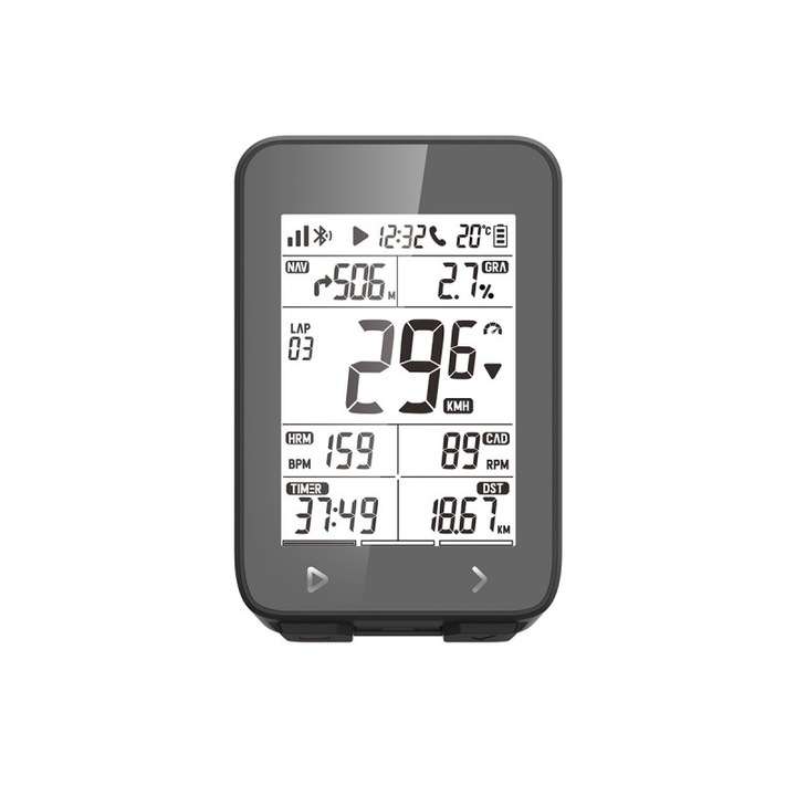Велокомпютър iGPSPORT, GPS, iGS320