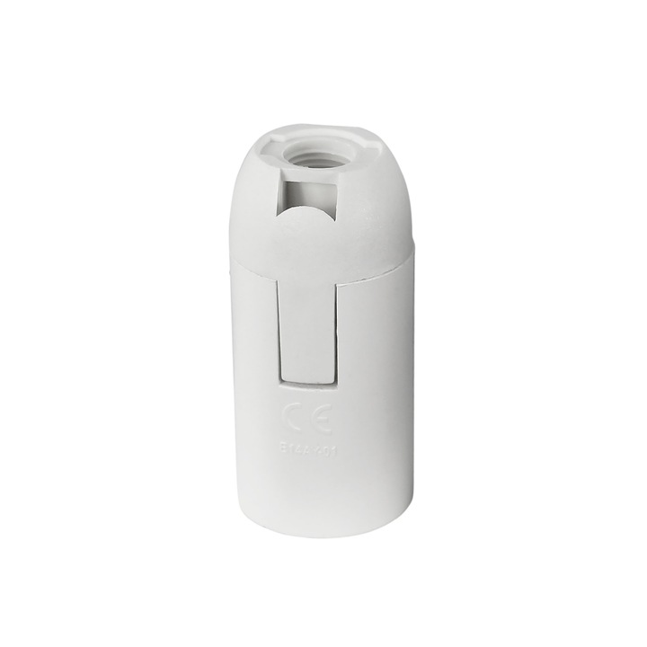 COMMEL Műanyag E14 foglalat, 250 V, 2A, T210, fehér, pattintós