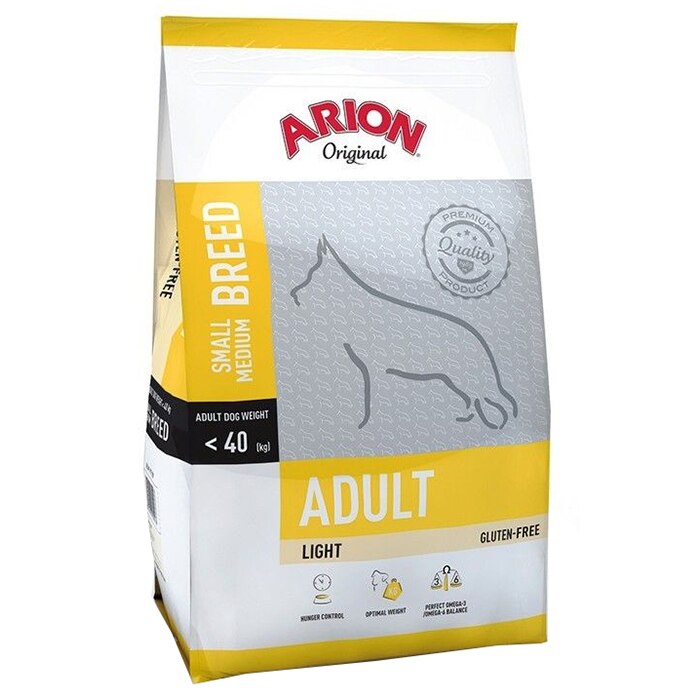 Hrana uscata pentru caini Arion Original, Adult Small/Medium, Light, 12 kg