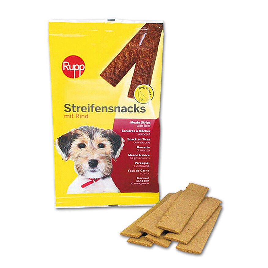 Recompense pentru caini Rupp, Fasii de pui, 200 g