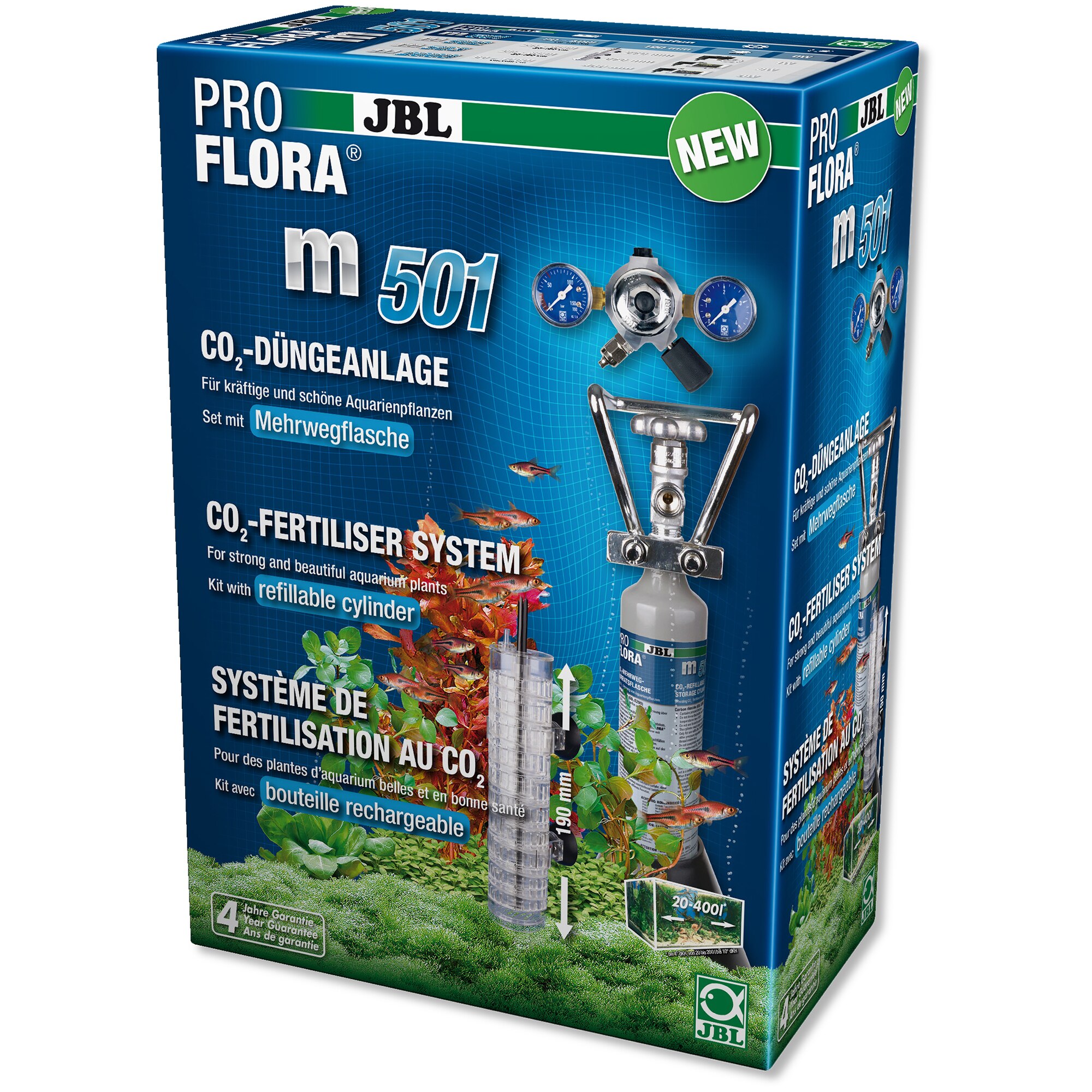 Set complet pentru fertilizarea plantelor de acvariu JBL ProFlora m501