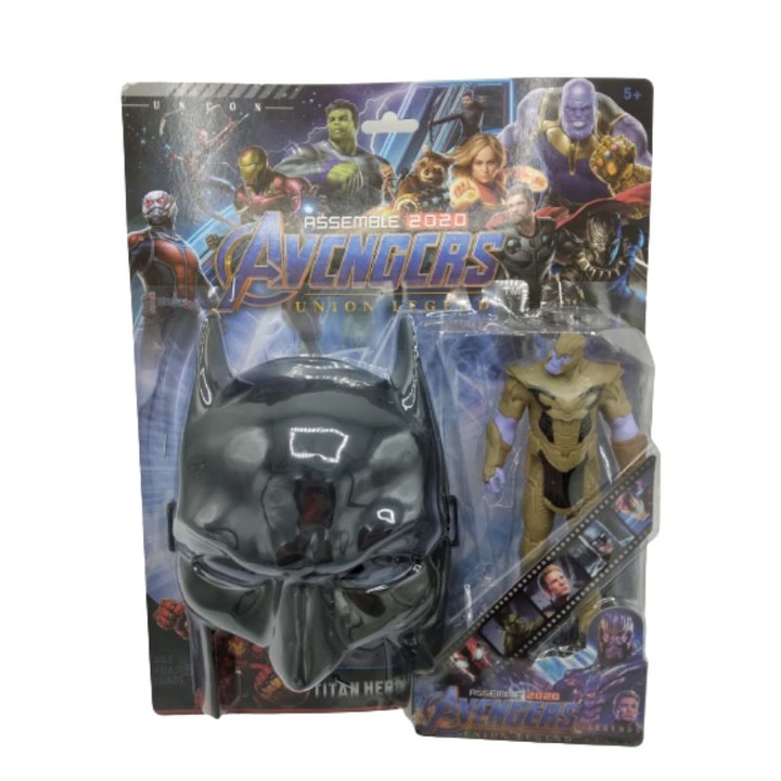 OEM bosszúállók Batman maszk és figura készlet, 5+ éves